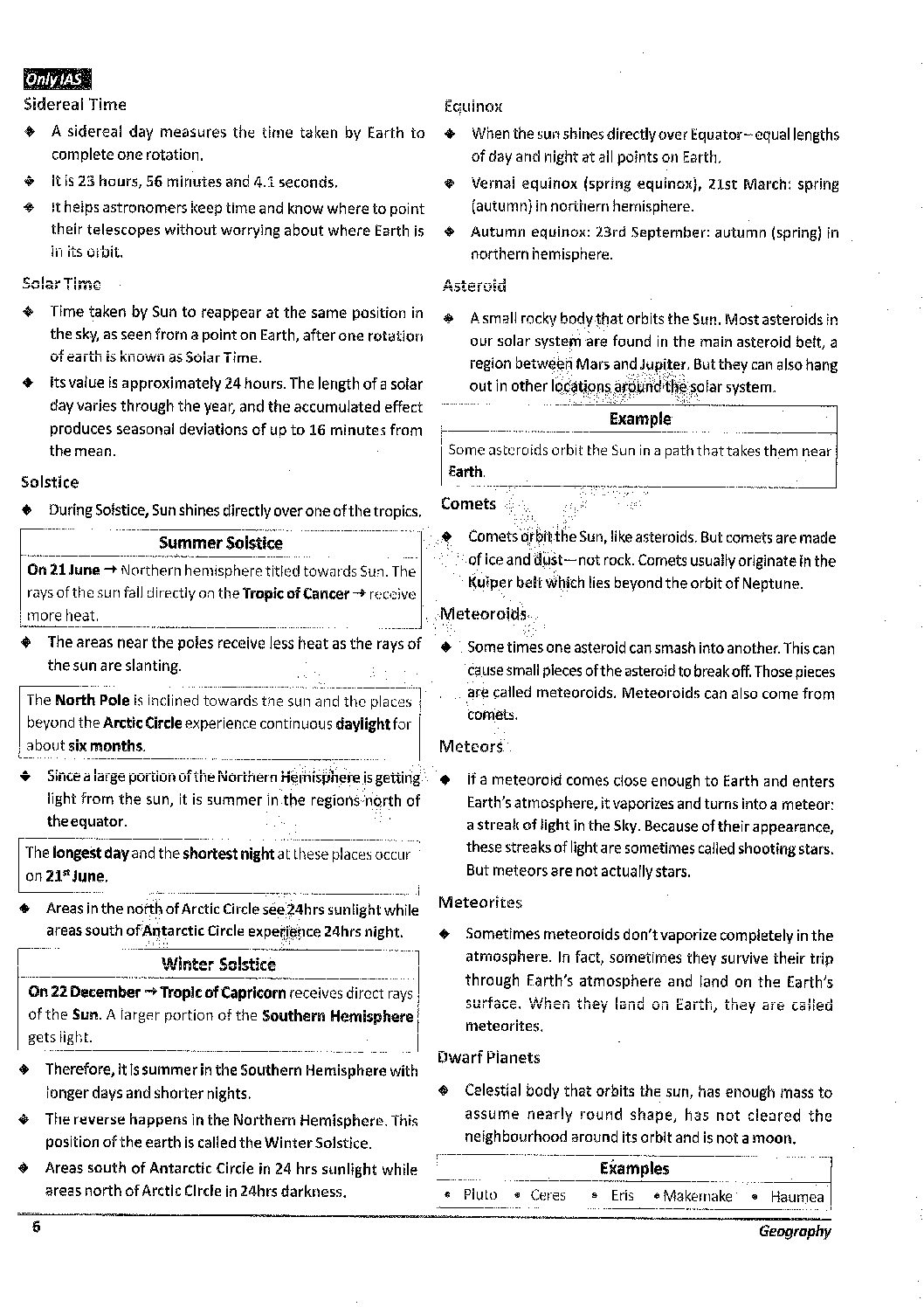ONLYIAS UDAAN 2.0 FOR PRELIMS 2022 GEOGRAPHY (INDIA, WORLD & DISASTER