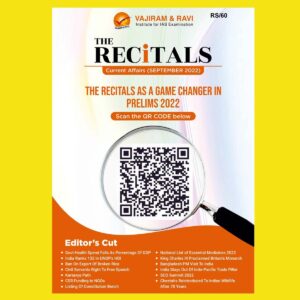 VAJITRAM & RAVI CURRENT AFFAIRS THE RECITALS SEPTEMBER 2022 (BLACK &WHITE)
