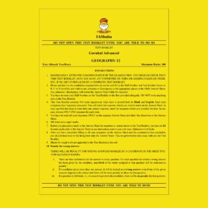 IAS BABA 2023 TEST-12 (GURUKUL ADVANCED GEOGRAPHY-4) (BLACK & WHITE)