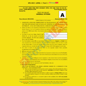 FORUM IAS 2023 SFG LEVEL1 TEST-5 (POLITY-5) GENERAL STUDIES (BLACK & WHITE)