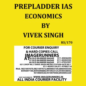 PREPLADDER IAS 2022 ECONOMICS BY VIVEK SINGH (BLACK & WHITE)