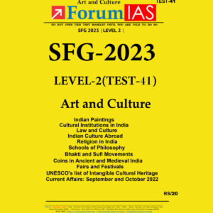 FORUM IAS 2023 SFG LEVEL2 41 (ART & CULTURE) BLACK & WHITE