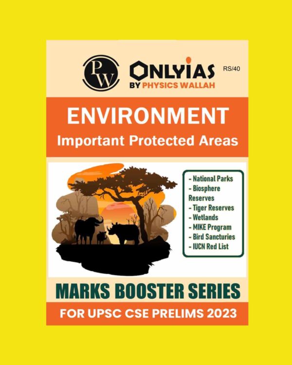 ONLY IAS 2023 PRYAYAS ENVIRONMENT –PRACTICE WORKBOOK –COMPLETE ENVIRONMENT THROUGH MCQS (QUESTION BOOKLETS + ANSWERS 500 +MCQS ) BLACK & WHITE