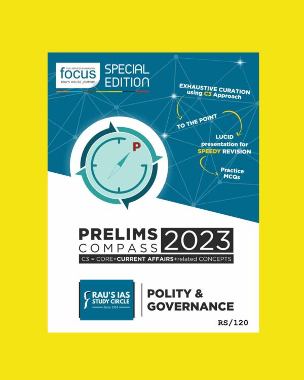 RAU’S IAS PRELIMS COMPASS 2023 POLITY & GOVERNANCE (BLACK & WHITE)