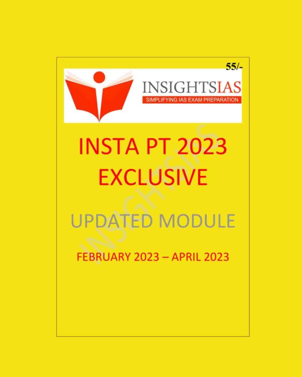 INSIGHTS IAS INSIGHTSONINDIA INSTA PT 2023 EXCLUSIVE FEBRUARY 2023 - APRIL 2023 (BLACK AND WHITE)