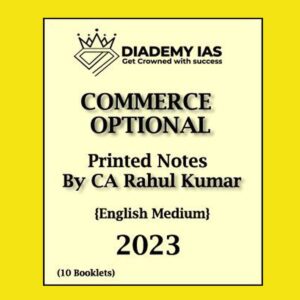 DIADEMY IAS 2023 PRINTED NOTES ENGLISH MEDIUM 2023 (NUMBER OF BOOKLETS – 10) (BLACK & WHITE)