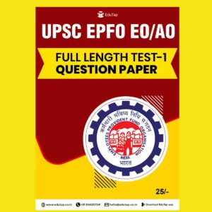 EDU TAP 2023 EO-AO FULL LENGTH TEST-01 ENGLISH MEDIUM 2023 (BLACK & WHITE)