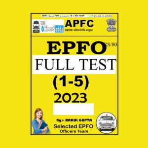 EPFO APFC FULL LENGTH (TEST 1 TO 19) BY RAHUL GUPTA SIR 2023 (BLACK & WHITE) GROUPED