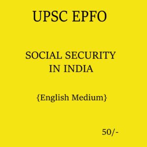 EPFO THE OFFOCERS ADDA 2023 FULL MOCK TEST-01 ENGLISH MEDIUM 2023 (BLACK & WHITE)