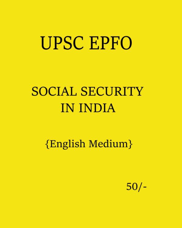 EPFO THE OFFOCERS ADDA 2023 FULL MOCK TEST-01 ENGLISH MEDIUM 2023 (BLACK & WHITE)