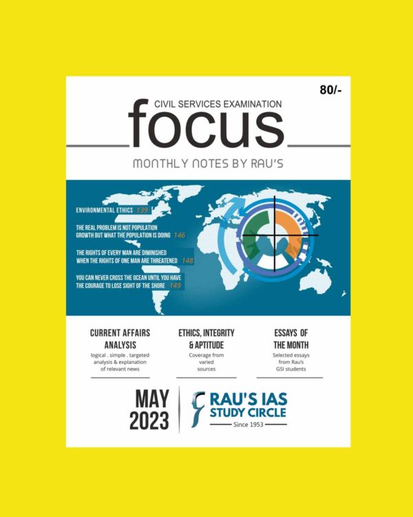 RAU’S IAS CURRENT AFFAIRS MAY 2023 (ENGLISH MEDIUM) (BLACK & WHITE)