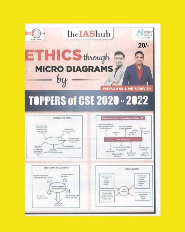 THE IAS HUB 2023 ETHICS THROUGH MICRO DIAGRAMS BY TOPPERS OF CSE 2020-22 (BLACK & WHITE)