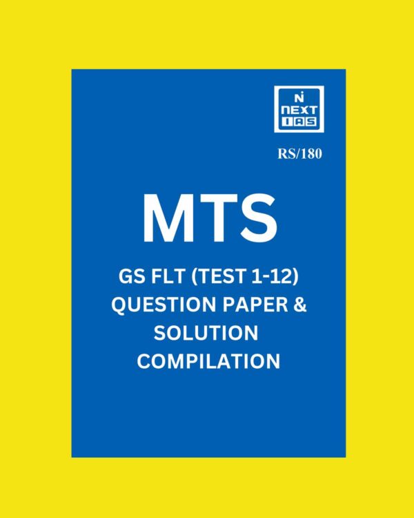NEXT IAS 2023 GS FLT TEST-01 TO 12 (2023) MODEL ANSWER (BLACK & WHITE)