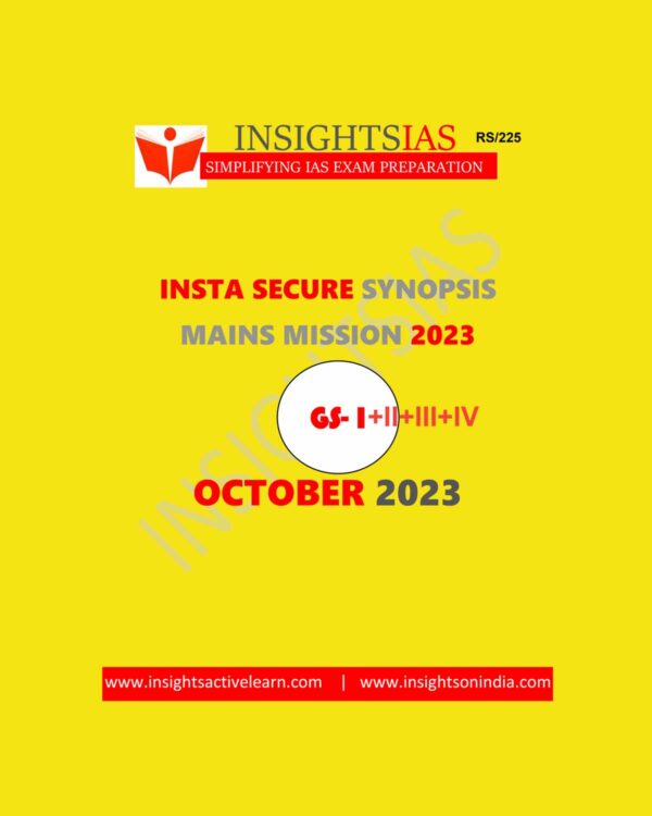 INSIGHTS IAS INSIGHTS ONINDIA INSTA SECURE OCTOBER 2023 FINAL {ENGLISH} {BLACK AND WHITE}