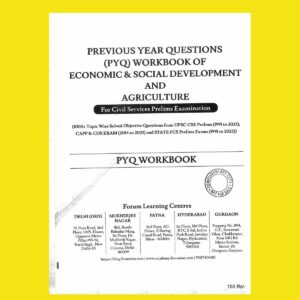 FORUM IAS TOOLKIT ECONOMIC & SOCIAL DEVELOPMENT AND AGRICULTURE PYQ TOOLKIT 2024 FINAL ENGLISH {BLACK AND WHITE}