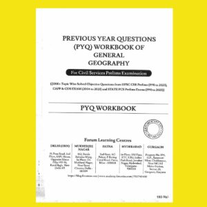 FORUM IAS TOOLKIT GENERAL GEOGRAPHY PYQ TOOLKIT 2024 FINAL ENGLISH {BLACK AND WHITE}
