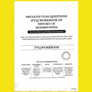 FORUM IAS TOOLKIT PRACTICE QUESTION SERIES MODERN HISTORY TOOLKIT 2024 FINAL ENGLISH {BLACK AND WHITE}