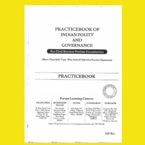 FORUM IAS TOOLKIT PRACTICE QUESTION SERIES POLITY & GOVERNANCE TOOLKIT 2024 FINAL ENGLISH {BLACK AND WHITE}