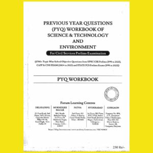 FORUM IAS TOOLKIT SCIENCE & ENVIRONMENT PYQ TOOLKIT 2024 FINAL ENGLISH {BLACK AND WHITE}