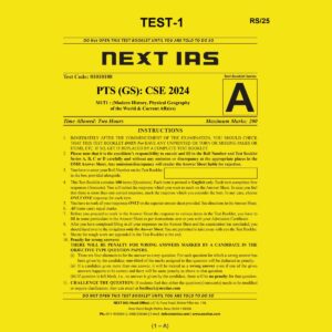 NEXT IAS 2024 PT TEST-1 2024 FINAL ENGLISH {BLACK AND WHITE}