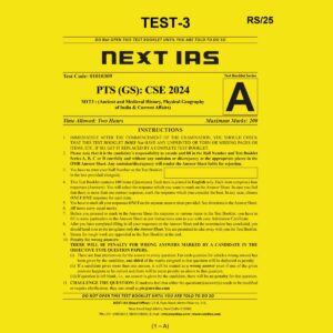 NEXT IAS 2024 PT TEST-3 2024 FINAL ENGLISH {BLACK AND WHITE}