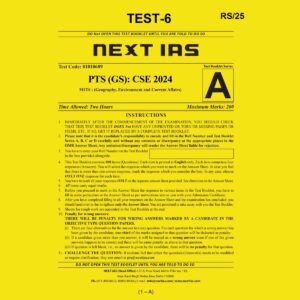 NEXT IAS 2024 PT TEST-6 2024 FINAL ENGLISH {BLACK AND WHITE}