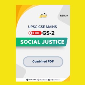 SARRTHI 2023 GS -2 MAINS SOCIAL JUSTICE 2024 FINAL ENGLISH {BLACK AND WHITE}