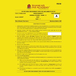 SHANKAR IAS 2024 TEST-7 2024 FINAL ENGLISH {BLACK AND WHITE}