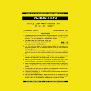 VAJIRAM & RAVI 2024 CA TEST-07 2024 FINAL {CA3317} ENGLISH {BLACK AND WHITE}