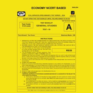 DRISHTI IAS 2024 TEST-5 2024 FINAL {ECONOMY NCERT BASED} ENGLISH {BLACK AND WHITE}
