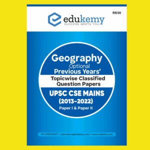 EDUKEY GEOGRAPHY OPTIONAL PYQ QUESTION 2013-2023 FINAL ENGLISH {BLACK AND WHITE}