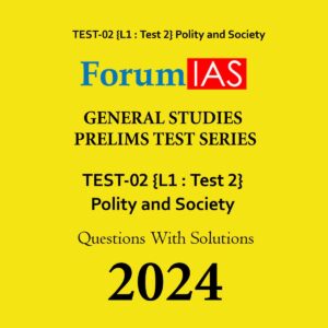 FORUM IAS 2024 ALL INDIA MOCK TEST-1 TEST CODE {111401} 2024 FINAL ENGLISH {BLACK AND WHITE}