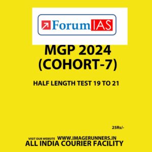 FORUMIAS MGP 2024 COHART-7 MODEL ANSWERS TEST 19 TO 21 FINAL {MODEL ANSWERS} ENGLISH {BLACK AND WHITE}