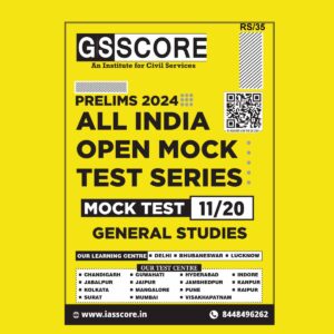 GS SCORE 2024 ALL INDIA MOCK TEST-11 2024 FINAL ENGLISH {BLACK AND WHITE}
