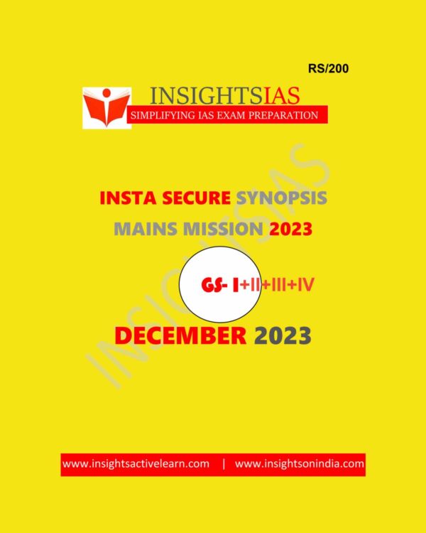 INSIGHTS IAS INSIGHTSONINDIA INSTA SECURE DECEMBER 2023 FINAL ENGLISH {BLACK AND WHITE}