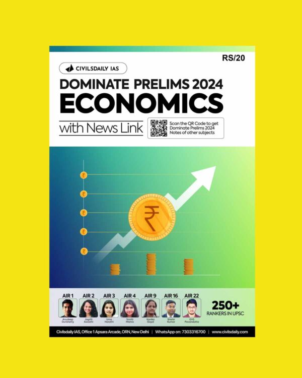 CIVILS DAILY 2024 DOMINATE PRELIMS ECONOMICS 2024 FINAL {ENGLISH} {BLACK AND WHITE}