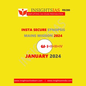 INSIGHTS IAS INSIGHTS ONINDIA INSTA SECURE JANUARY TO JUNE 2024 FINAL {ENGLISH} {BLACK AND WHITE} GROUPED