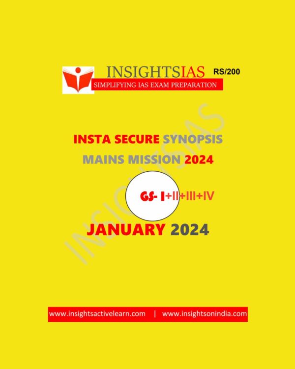 INSIGHTS IAS INSIGHTS ONINDIA INSTA SECURE JANUARY TO JUNE 2024 FINAL {ENGLISH} {BLACK AND WHITE} GROUPED