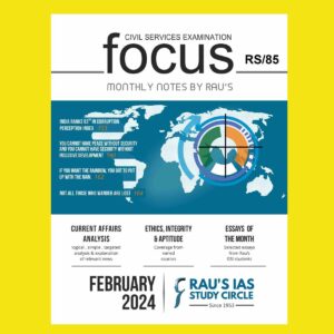 RAUS IAS CURRENT AFFAIRS FEBRUARY 2024 FINAL {ENGLISH} {BLACK AND WHITE}