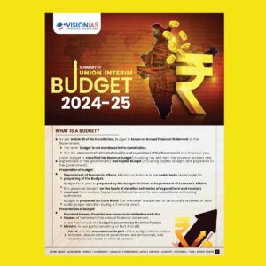 VisionIAS Union Budget February 2024 Summary of Union Interim Budget 2024-25 ENGLISH {BLACK AND WHITE}