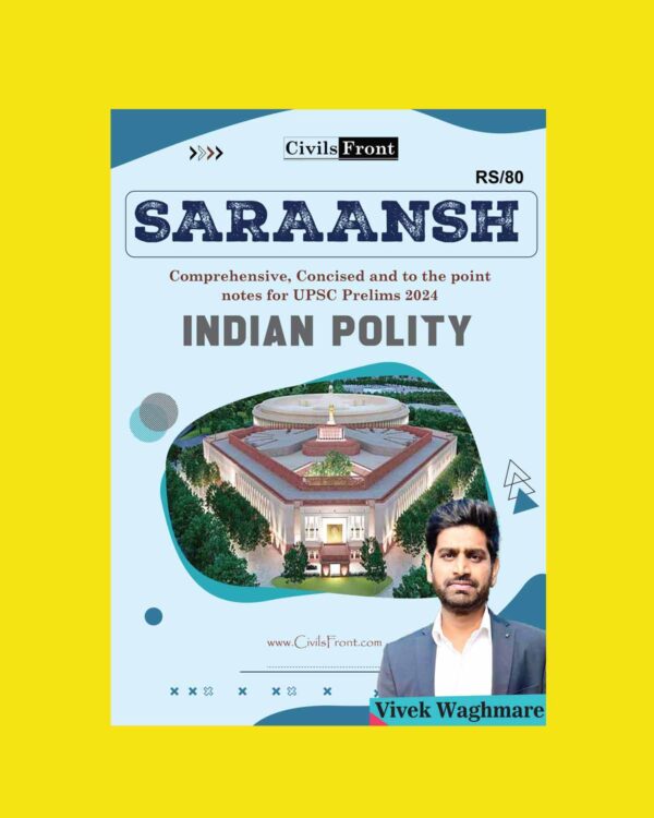 CIVILSFRONT 2024 PRELIMS SARAANSH POLITY 2024 FINAL {ENGLISH} {BLACK AND WHITE}