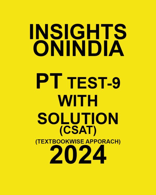 INSIGHTSONINDIA 2024 CSAT TEST-09 2024 FINAL {ENGLISH} {BLACK AND WHITE}