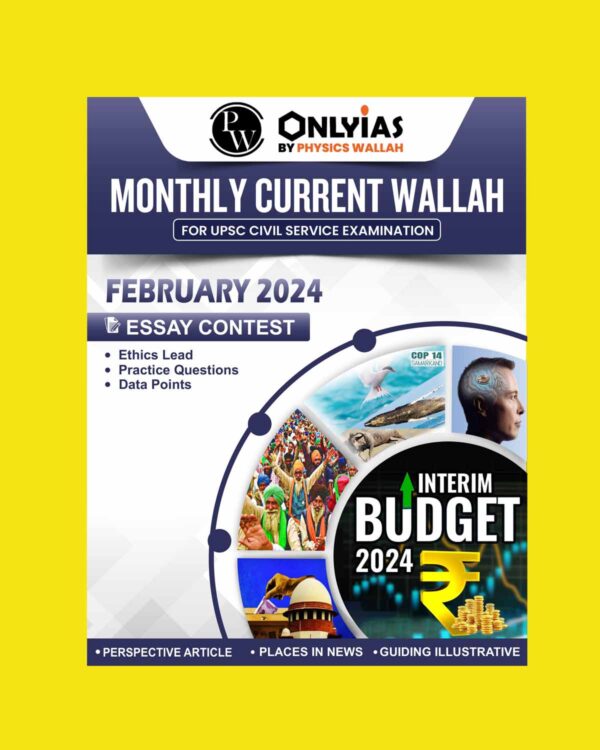 ONLY IAS CURRENT AFFAIRS FEB 2024 FINAL {ENGLISH} {BLACK AND WHITE}