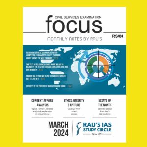 RAU,S IAS CURRENT AFFIARS MARCH 2024 FINAL {ENGLISH} {BLACK AND WHITE}
