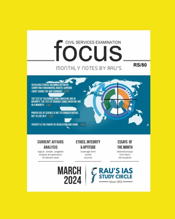 RAU,S IAS CURRENT AFFIARS MARCH 2024 FINAL {ENGLISH} {BLACK AND WHITE}
