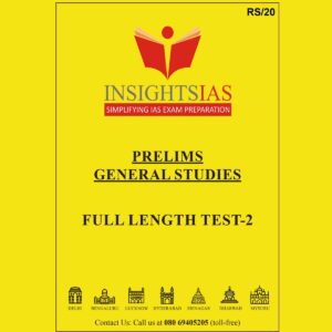INSIGHTS IAS INSIGHTSONINDIA 2024 SUBJECTWISE FULL LENGTH TEST-2 2024 FINAL {ENGLISH} {BLACK AND WHITE}