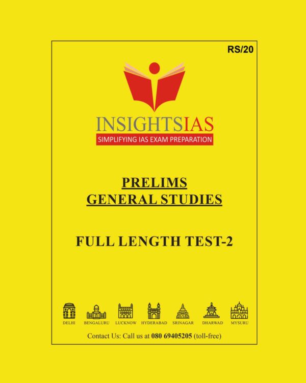 INSIGHTS IAS INSIGHTSONINDIA 2024 SUBJECTWISE FULL LENGTH TEST-2 2024 FINAL {ENGLISH} {BLACK AND WHITE}