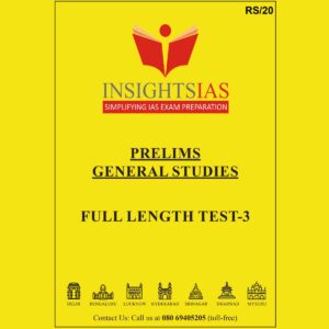INSIGHTS IAS INSIGHTSONINDIA 2024 SUBJECTWISE FULL LENGTH TEST-3 2024 FINAL {ENGLISH} {BLACK AND WHITE}