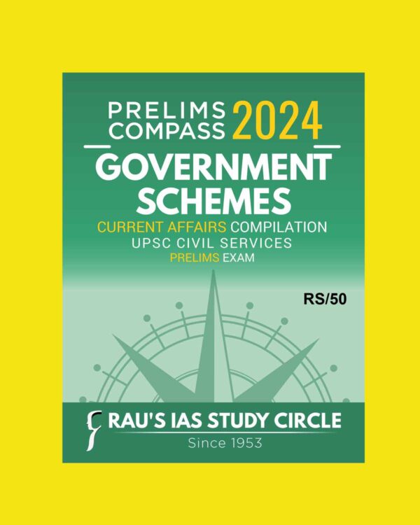 RAUS IAS PRELIMS COMPASS 2024 GOVERNMENT SCHEMES 2024 FINAL {ENGLISH} {BLACK AND WHITE}