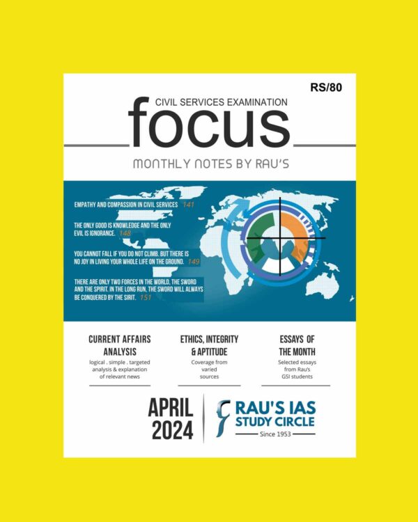 RAU,SIAS CURRENT AFFAIRS APRIL 2024 FINAL {ENGLISH} {BLACK AND WHITE}